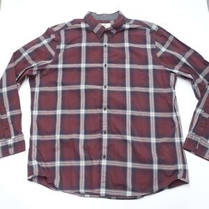 American Eagle Outfitters Shirt Men 2XL Multicolor Plaid Classic Fit Button Down